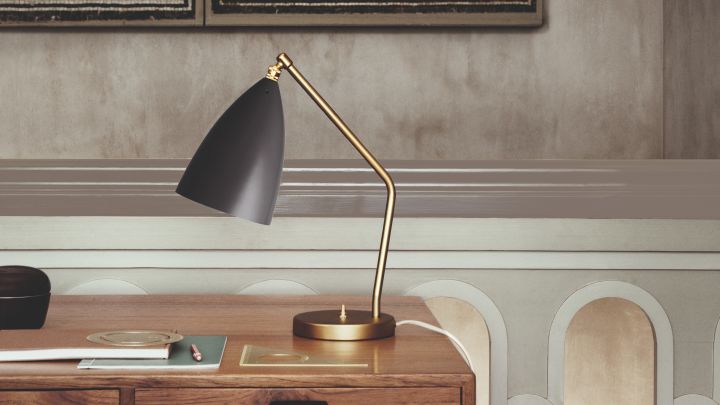 Grasshopper table lamp from Gubi - an iconic piece in Danish design. 