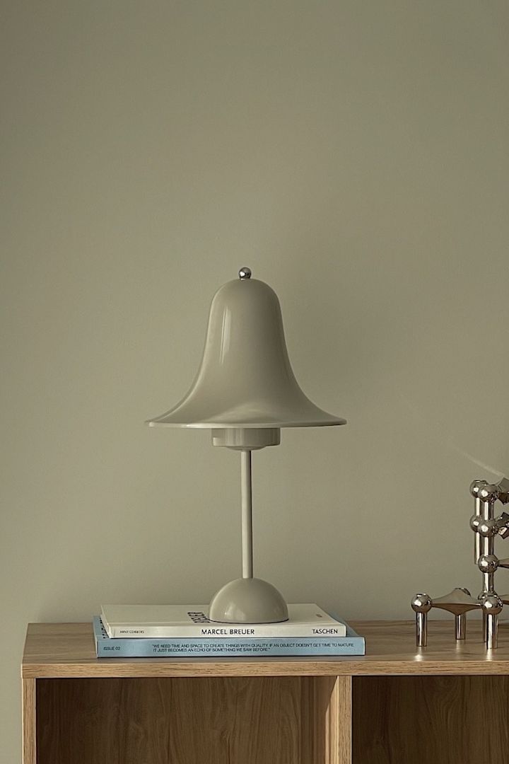 Stylish Battery-Operated Table Lamp: It's Small and