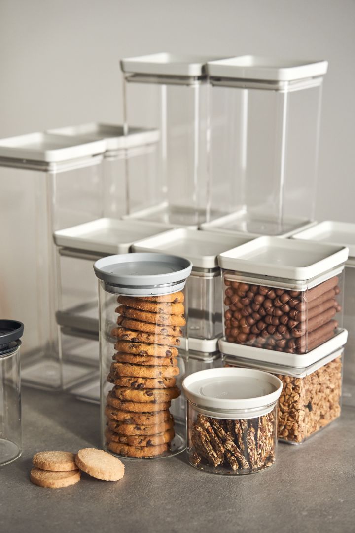 Organise the pantry with Brabantia's smart and stylish storage jars for an easier everyday life.